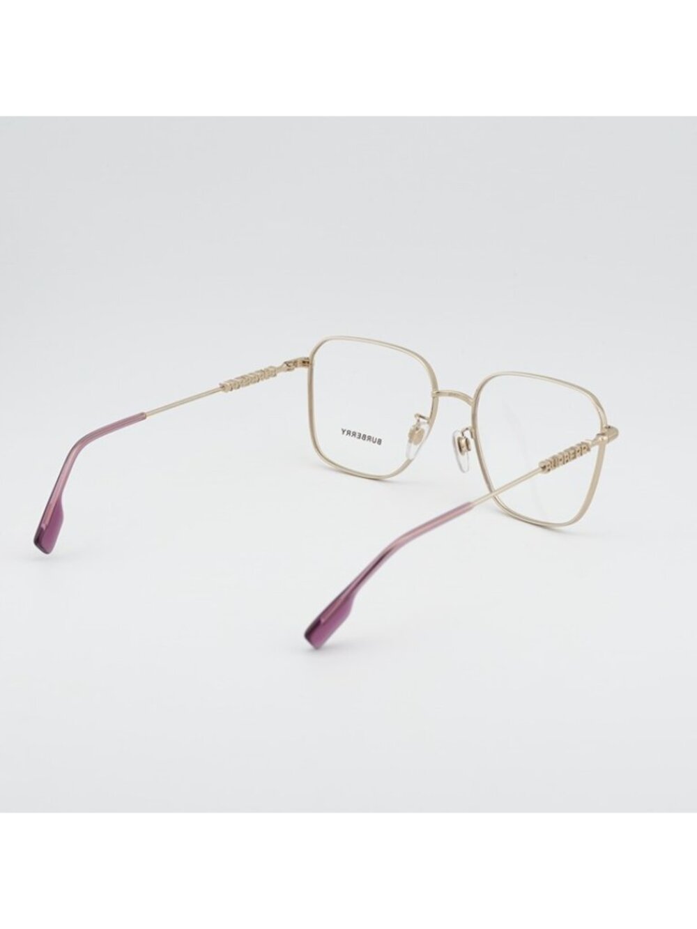 Burberry BE1382D 1357 Eyeglasses Gold / Purple 55mm Square Frame - Picture 6 of 10